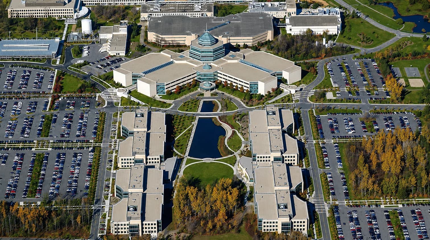 National Defence Headquarters Carling Campus aerial view