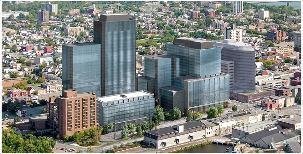 Aerial view of the LTDLC Complex in Gatineau